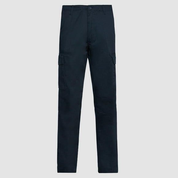 Pantalón Cargo Gabardina T/C Hombre azul marino 48