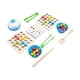 thumbnail image 1 of Juego De Cuentas De Tablero De Clavijas De Madera, Juguete Sensorial Para Niños Y Niñas En Edad Preescolar A Partir De 3 Años, 1 of 3