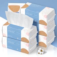 Toallitas Secas Suaves De Algodón Poeticehome, Paquete De 6 (600 Unidades)