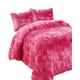 thumbnail image 2 of Cubrecama Peludo 2 Plazas Rosado Jaspeado, 2 of 3