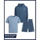 thumbnail image 2 of Conjunto de ropa deportiva Reebok Performance Mesh con capucha, camiseta y pantalones cortos para ni, 2 of 6