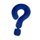 thumbnail image 1 of Almohada Suave, Ligera, Con Signo De Interrogación, Para Oficina, Dormitorio De Niñas, Azul, 1 of 3