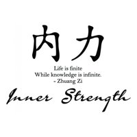 Rienda Libre Graphics - Decomural Inner Strength Chinese Symbol Ws-34131