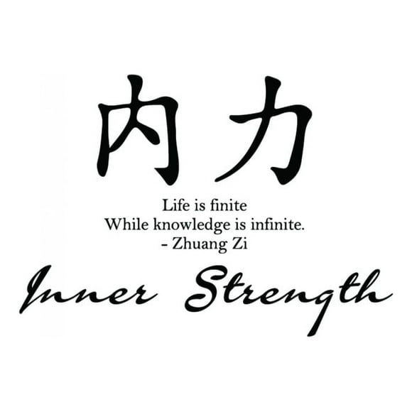 Decomural Inner Strength Chinese Symbol WS-34131