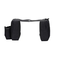 Magideal - Bolsa Genérica Para Depósito De Atv, Alforja, Fácil Instalación, Bolsillo De Almacenamiento Para Bolsa De Sillín De Motocicleta Para Utv, Moto De Niev Negro