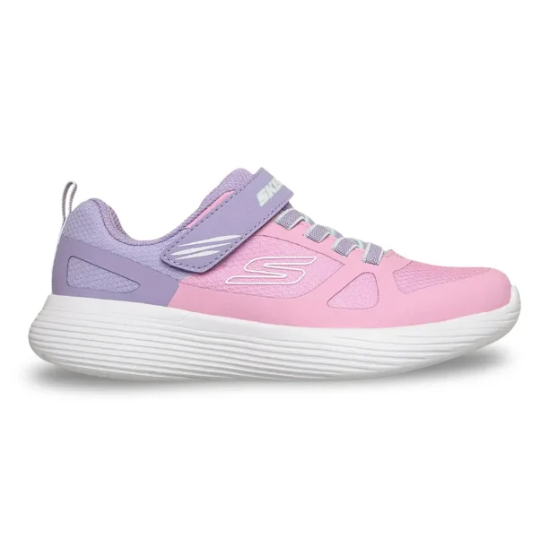 Zapatilla Niña Go Run 400 V2 Trace Track Rosado Skechers