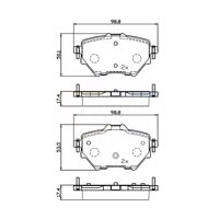 Pastillas Freno Para Auto Comline Cbp32234