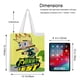thumbnail image 5 of Johnny Test Bolso de tela con estampado de lienzo para mujer, bolsa de compras reutilizable y estética, con cremallera interior, regalo para mujer,38*45cm., 5 of 6