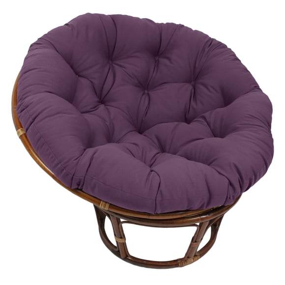 Cojín para Silla Papasan Blazing Needles Twill Sólido Uva
