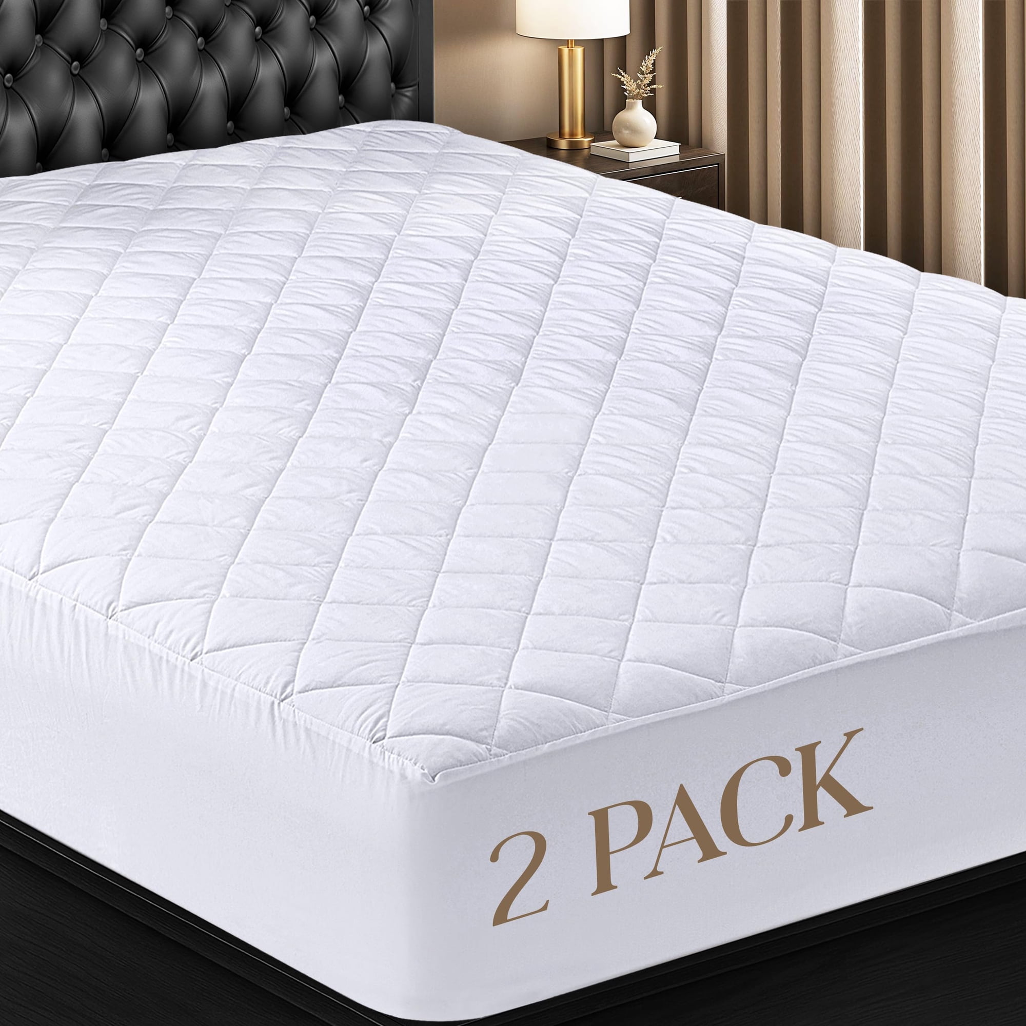 Funda De Colchón Utopia Bedding Acolchada, Tamaño King, X2