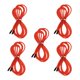 thumbnail image 4 of Cable de cuerda de salto de repuesto Cable de cuerda de velocidad de salto con tapas laterales Rojo, 4 of 5