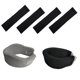 thumbnail image 1 of Funda para collar cervical nsgglecher, pack de 4, 10 × 41 cm, negro, 1 of 7