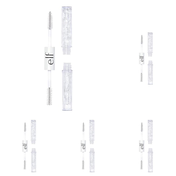 Máscara e.l.f. Clear Brow & Lash Clear 2 en 1, 2,5 ml (paquete de