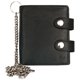 thumbnail image 1 of Billetera FLW Espaciosa de Cuero Vacuno Negro Genuino con Cadena, 1 of 5