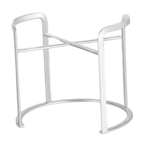 Magideal - Soporte Para Dispensador De Bebidas, Base Redonda De 20 Cm, Soporte Portátil Para Jarra De Agua Fría, Base Para Jarra Para Bar, Picnics Al Aire Libre, Plata
