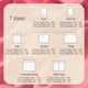 thumbnail image 4 of Juego de sábanas LuxClub Vermilion Split King, 5 unidades, Deep Pockets, 4 of 8