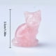 thumbnail image 2 of 1pc Various Crystal Carvings Cat, Pocket Gift, Crystal Gift, Animal Statue, Crystal Statue, Bare Stone, Healing Stone, Moonstone, 2 of 4