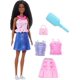 thumbnail image 1 of Figura de Juguete Barbie Muñeca Fácil de Vestir con Ropa, 1 of 6