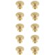 thumbnail image 1 of Perillas para Cajones Elegantes en Dorado Cepillado 3.3 cm Juego de 10, 1 of 6