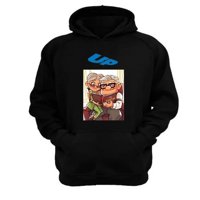 Genérico - Polerón Canguro Película Up Negro Talla M Unisex