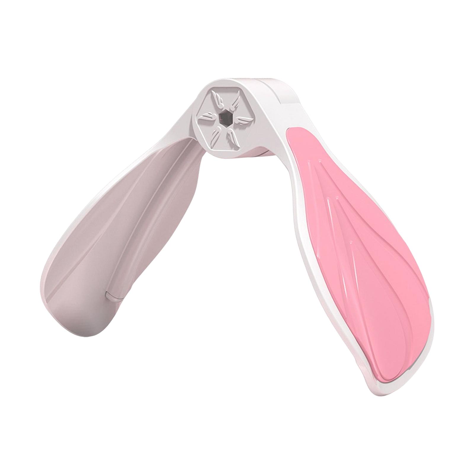 Ioensy - Dispositivo De Equipo De Entrenamiento De Cadera Ejercitador De Kegel Muslo Maestro Piso Pélvico Rosa Blanco