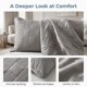thumbnail image 4 of Protector de Almohada Estilo Sobre REGALWOVEN, Paquete de 1, Protector de Almohada Acolchado Impermeable de Poliéster, Adecuado para Uso en Hogar y Hotel, Gris Oscuro Queen, 4 of 5