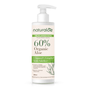 Gel Limpiador Rostro Naturaloe Piel Mixta A Seca 250 Ml