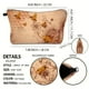 thumbnail image 4 of Sunflower & Bee Patterned Zippered Makeup Bag: Portable Cosmetic Organizer for Students, Girls & Adults!, 4 of 4