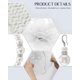 thumbnail image 2 of Sombrero Fascinator Thstdhy – Set de Accesorios para Fiesta de Té en Blanco, 2 of 7