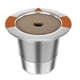 thumbnail image 1 of Tazas y cápsulas de café K reutilizables para Keurig FAQQMCVY de acero inoxidable, 1 of 4