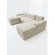 thumbnail image 3 of SOFA U SECCIONAL BEIGE LINO, 3 of 3