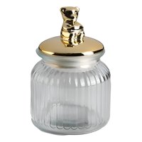 Genérico - Tarro Decorativo Recipiente Organizador Tapa Creativo Jhn