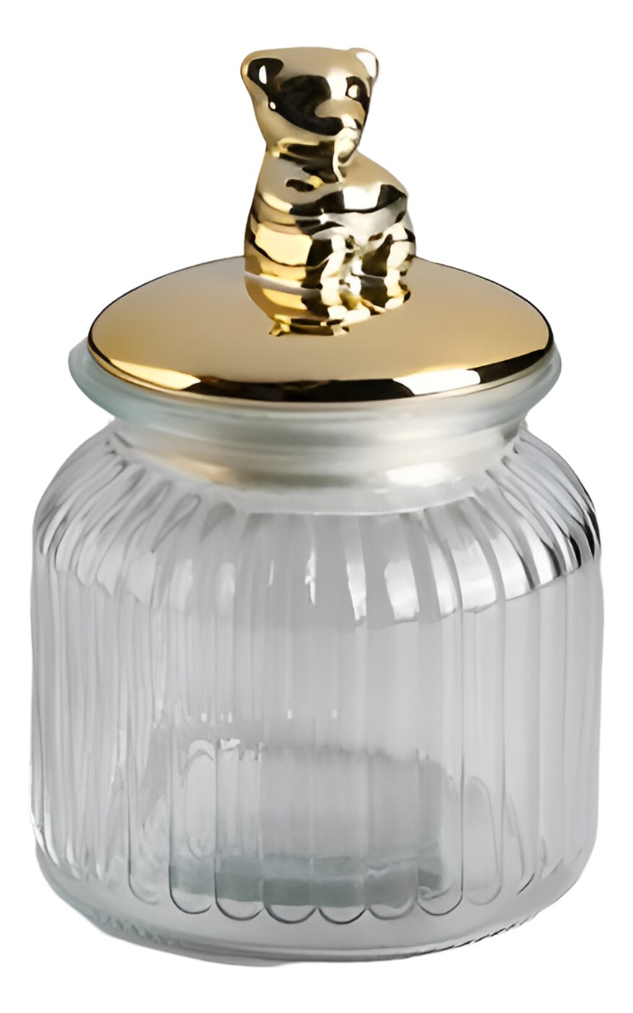 Genérico - Tarro Decorativo Recipiente Organizador Tapa Creativo Jhn