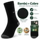 thumbnail image 3 of Calcetín diabético Media caña Cobre Bambú 12 pares, 3 of 4