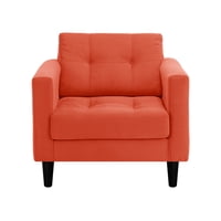 Bodevir - Sofa Retro 1C Felpa 00 Naranja