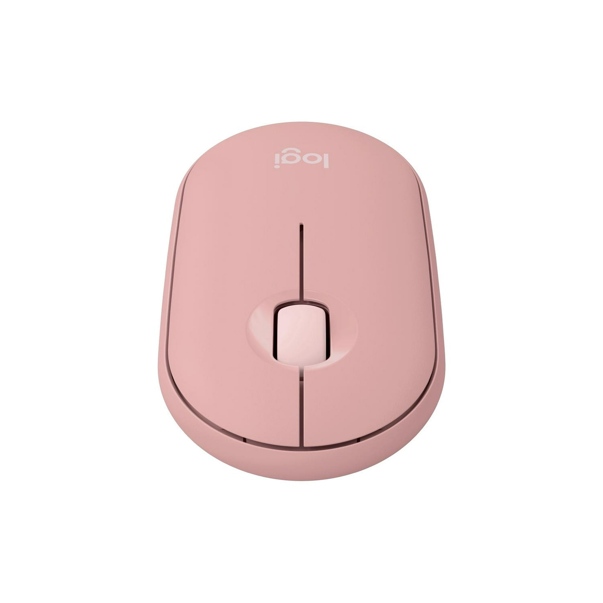 Logitech - Mouse Bluetooth Pebble Mouse 2 M350s Rosado Rosa