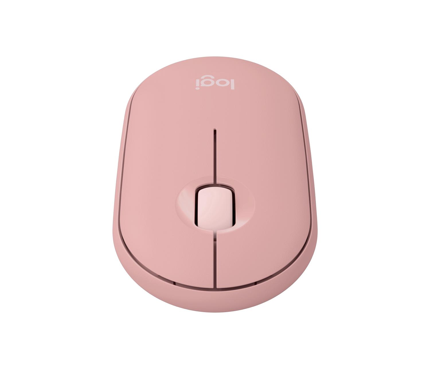 Logitech - Mouse Bluetooth Pebble Mouse 2 M350S Rosado