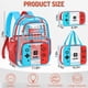 thumbnail image 5 of Mochila JIRAIKEI Gamer Kids transparente con forma de mochila y almuerzo, 5 of 7