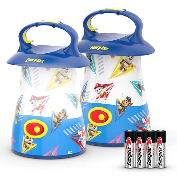 Lantern Energizer Paw Patrol Kids LED, paquete de 2 unidades con pilas