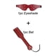 thumbnail image 1 of 2pcs High-End SM Paddle Slapper & Blindfold Set for Couples - 3D Faux Leather Hand Slapper and Eye Mask for Flirting, Restraint, and Bondage - Perfect for Men and Women, 1 of 4