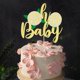 thumbnail image 4 of Adorno para pastel AROKIPPRY Limón Oh Baby con brillantina dorada, 4 of 8