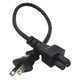 thumbnail image 4 of Adaptador de fuente de alimentación US de 30 cm de largo, cable de alimentación de CA para computadora portátil, cable de extensión de alimentación, 4 of 5