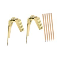 Magideal - Compás De Lápiz Y Compás De Trazar Herramienta De Trazado De Compás Para Dibujar Con Precisión Compás De Trazar Para Carpintería Profesional Fácil De 2 Escribano