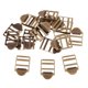 thumbnail image 3 of 20 unids correas de correa de metal correas hebillas ajustador de correa de equipaje de bronce, 3 of 5