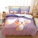 thumbnail image 2 of Cinnamoroll Kawaii Comforter Bedding Sets Quilt Bed Cover Duvet Cover Pillow Case 2-3 Pieces Sets Kids Adult Size Bedroom Decor, 2 of 5