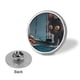 thumbnail image 3 of Flow-Theme Round Button Badge: Premium Metal Construction, Ideal for High-End Events 2.8 cm, 3 of 6