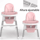 thumbnail image 3 of Silla comer Eshopangie 2 en 1 plegable color rosado, 3 of 3