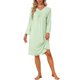 thumbnail image 2 of INSPIRE CHIC Camisones de mujer cómodos de encaje Vestido de dormir de manga larga Bata de noche Pijama largo 2026 Ropa de estar M Verde, 2 of 6