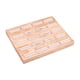 thumbnail image 4 of Bandeja Para Anillos Con 20 Ranuras, Decoración De Madera Para Pendientes, Anillos, Damas, Color Beige, 4 of 5