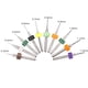thumbnail image 4 of Juego de brocas para PCB WayInTop en espiral, carburo, 0,3-1,2 mm, 4 of 7